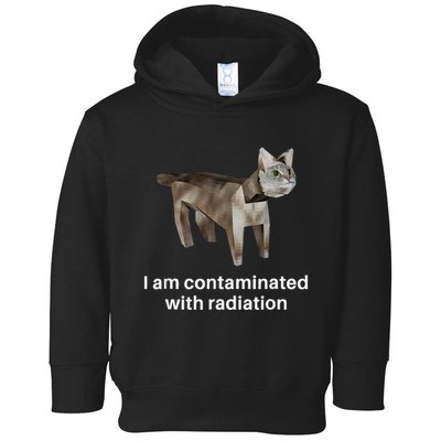 I Am Contaminated With Radiation Cat Meme Toddler Hoodie