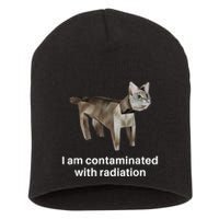I Am Contaminated With Radiation Cat Meme Short Acrylic Beanie