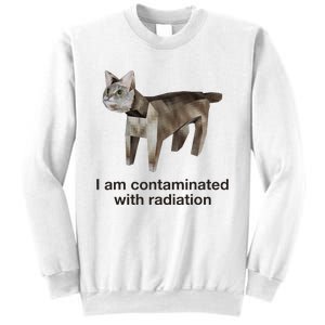 I Am Contaminated With Radiation Cat Meme Funny Sweatshirt