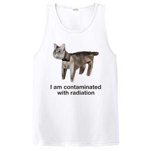 I Am Contaminated With Radiation Cat Meme Funny PosiCharge Competitor Tank