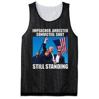 Impeached Arrested Convicted Shot Still Standing Mesh Reversible Basketball Jersey Tank