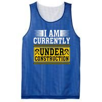 I Am Currently Under Construction Cool Gift Mesh Reversible Basketball Jersey Tank