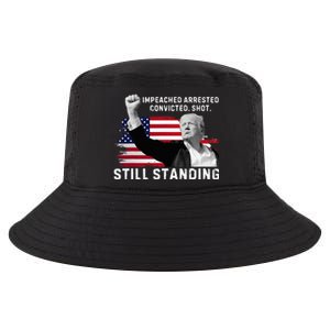 Impeached Arrested Convicted Shot Still Standing Cool Comfort Performance Bucket Hat