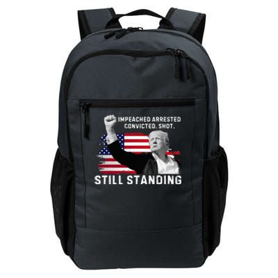 Impeached Arrested Convicted Shot Still Standing Daily Commute Backpack