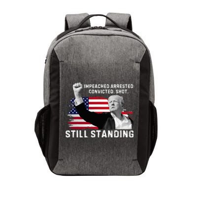 Impeached Arrested Convicted Shot Still Standing Vector Backpack