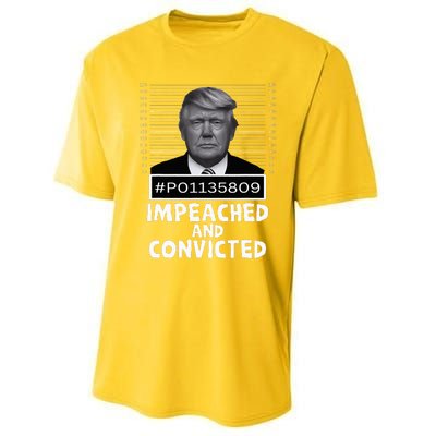 Impeached And Convicted Felon 45 Performance Sprint T-Shirt