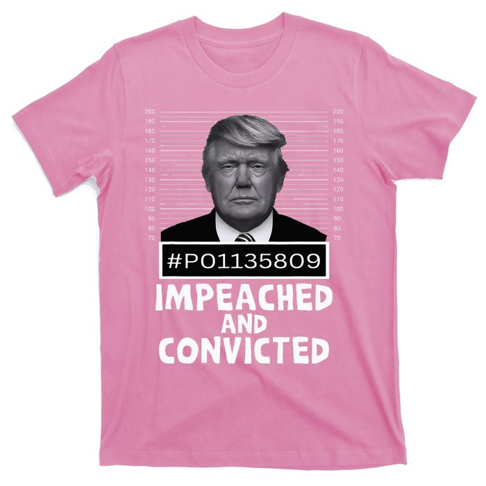 Impeached And Convicted Felon 45 T-Shirt