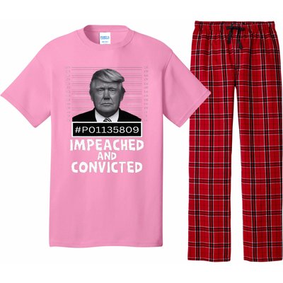 Impeached And Convicted Felon 45 Pajama Set