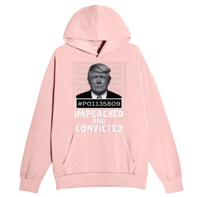 Impeached And Convicted Felon 45 Urban Pullover Hoodie