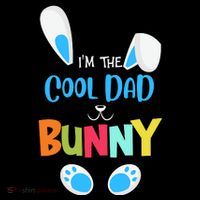I'm A Cool Dad Bunny Cute Rabbit Ears Family Easter Day Father's Day Impact Tech Backpack