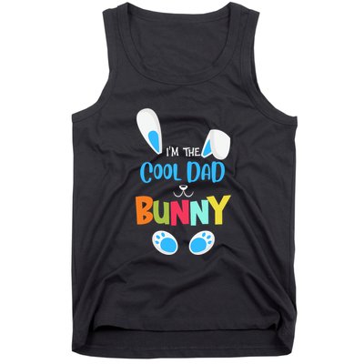 I'm A Cool Dad Bunny Cute Rabbit Ears Family Easter Day Father's Day Tank Top
