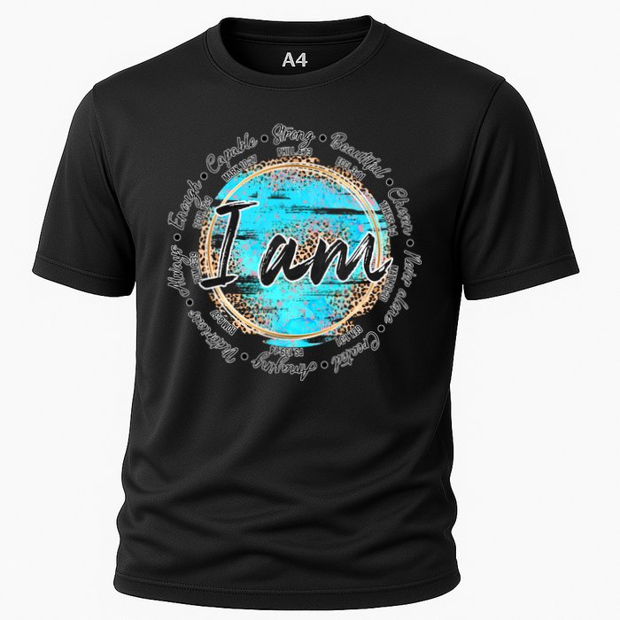 I Am Christian Bible Verses Cooling Performance Crew T-Shirt