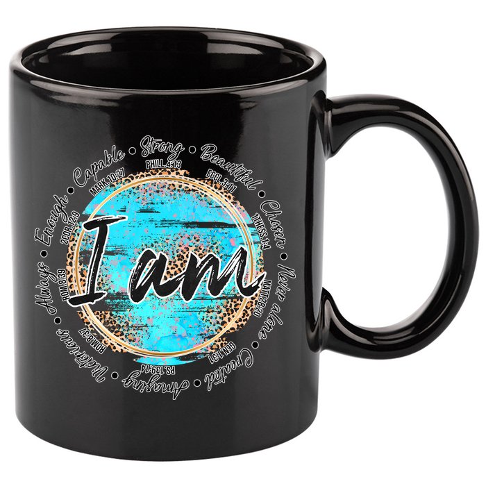 I Am Christian Bible Verses 11oz C Handle Ceramic Mug