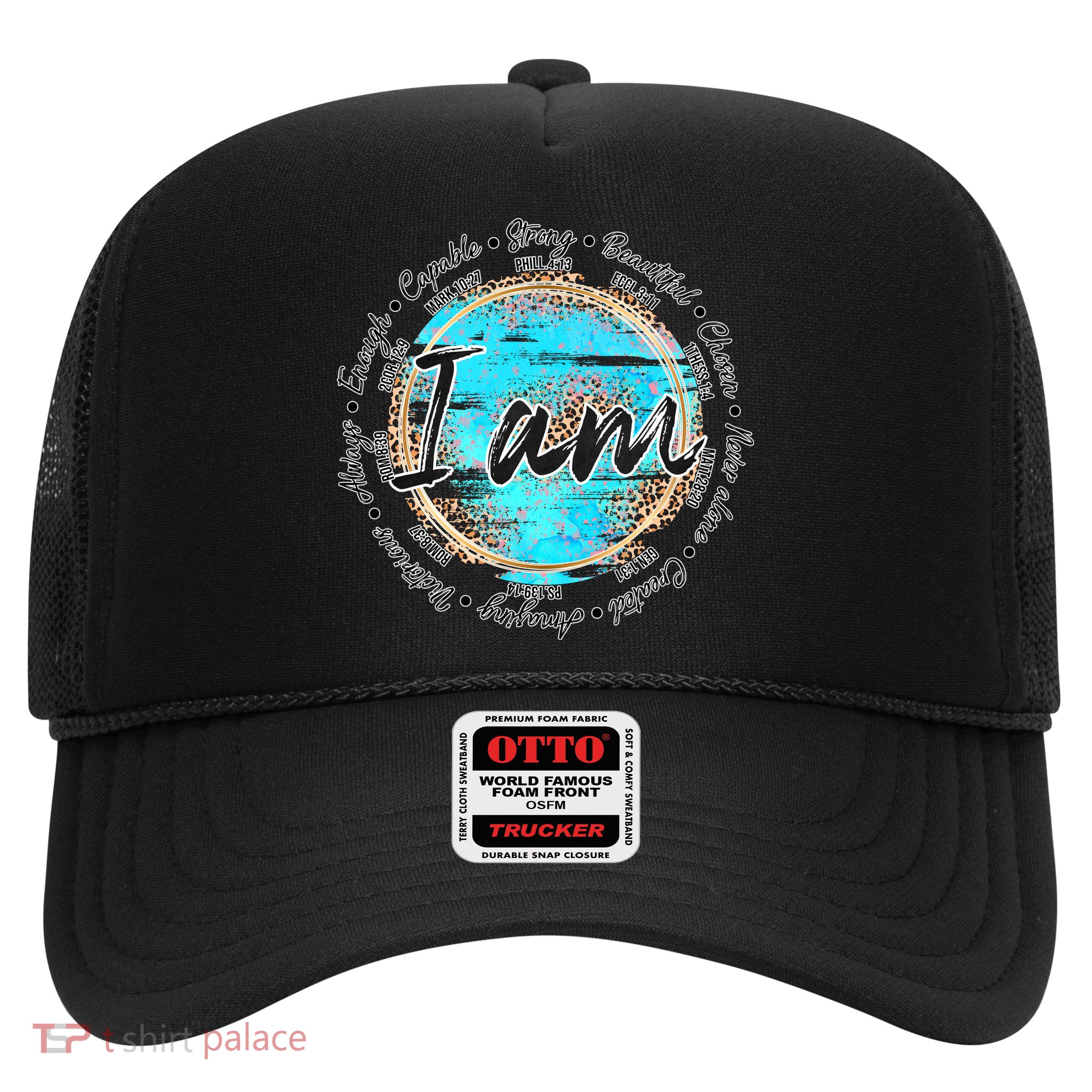I Am Christian Bible Verses Trucker Hat