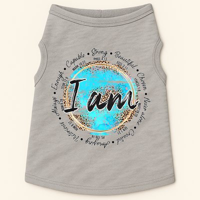 I Am Christian Bible Verses Doggie Tank