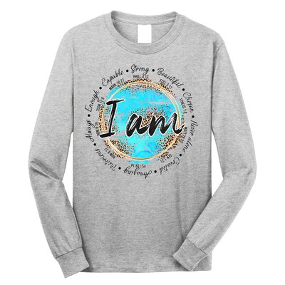 I Am Christian Bible Verses Long Sleeve Shirt