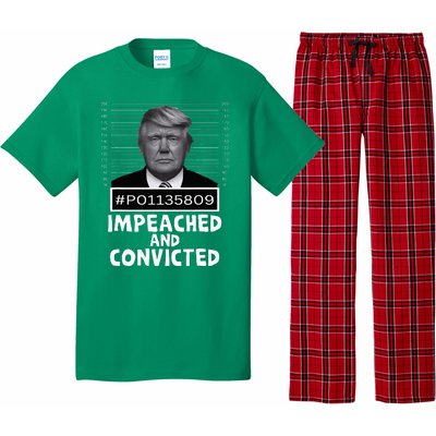 Impeached And Convicted Felon 45 Pajama Set