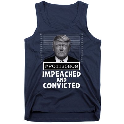 Impeached And Convicted Felon 45 Tank Top