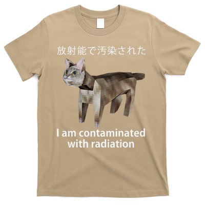 I Am Contaminated With Radiation Japanese Cat Meme Gift T-Shirt