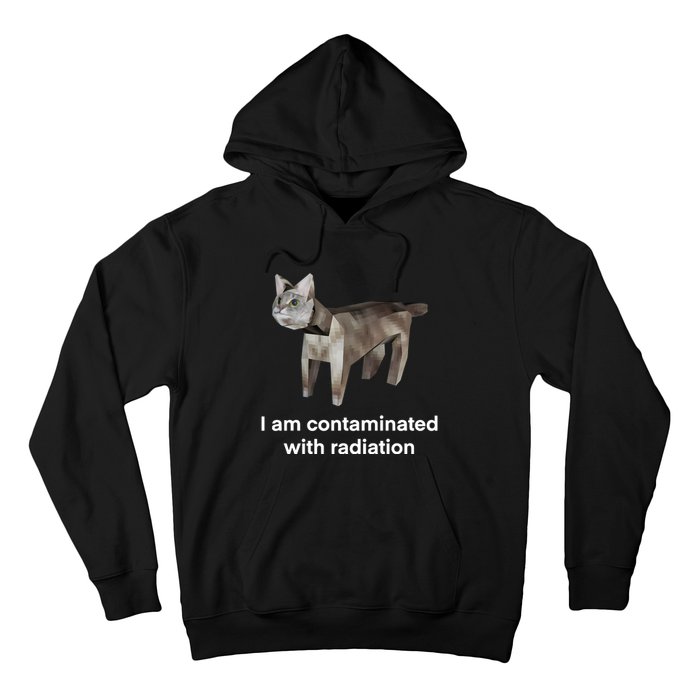 I Am Contaminated Funny Cat Meme Hoodie