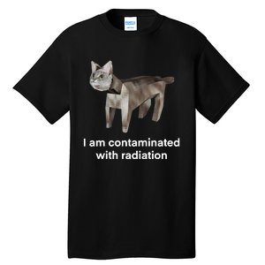 I Am Contaminated Funny Cat Meme Tall T-Shirt