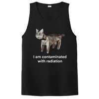 I Am Contaminated Funny Cat Meme PosiCharge Competitor Tank