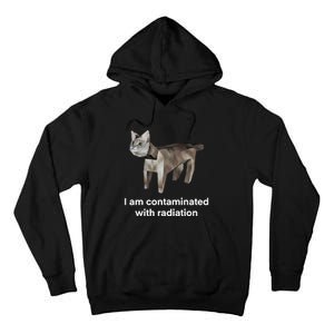 I Am Contaminated Funny Cat Meme Tall Hoodie