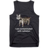 I Am Contaminated Funny Cat Meme Tank Top