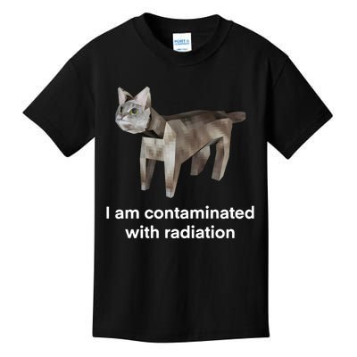 I Am Contaminated Funny Cat Meme Kids T-Shirt