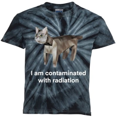 I Am Contaminated Funny Cat Meme Kids Tie-Dye T-Shirt