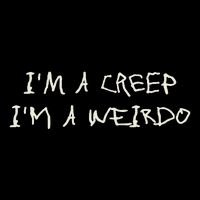 IM A Creep IM A Weirdo Funny Saying Sarcastic Novelty Drawstring Bag