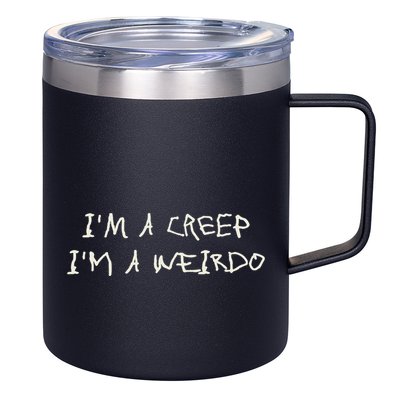 IM A Creep IM A Weirdo Funny Saying Sarcastic Novelty 12oz Stainless Steel Coffee Mug
