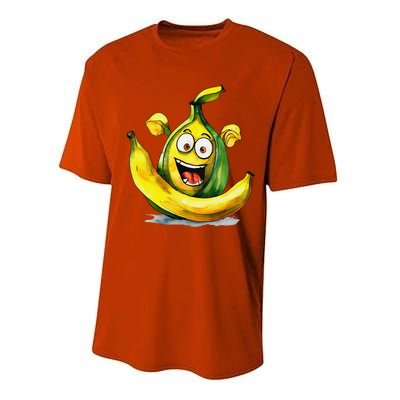 IM A Crazy Banana Costume Halloween Yellow Funny Performance Sprint T-Shirt