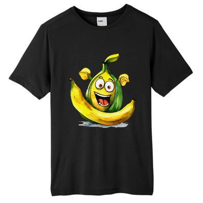 IM A Crazy Banana Costume Halloween Yellow Funny Tall Fusion ChromaSoft Performance T-Shirt