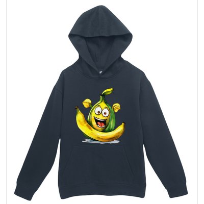 IM A Crazy Banana Costume Halloween Yellow Funny Urban Pullover Hoodie