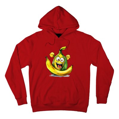 IM A Crazy Banana Costume Halloween Yellow Funny Hoodie