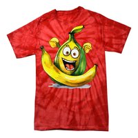 IM A Crazy Banana Costume Halloween Yellow Funny Tie-Dye T-Shirt