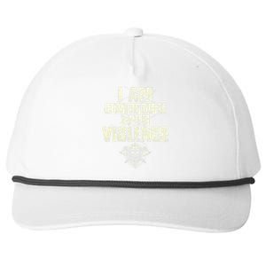 I Am Comfortable With Violence Snapback Five-Panel Rope Hat