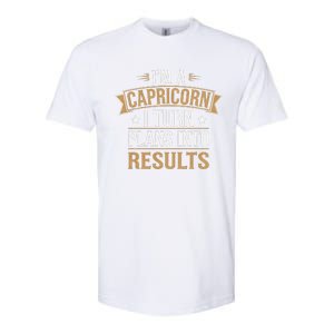 IM A Capricorn I Turn Plans Into Results Softstyle CVC T-Shirt