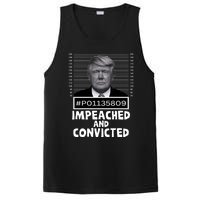 Impeached And Convicted Felon 45 Funny Anti Trump Mugshot PosiCharge Competitor Tank