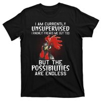 I Am Currently Unsupervised Funny Sayings T-Shirt