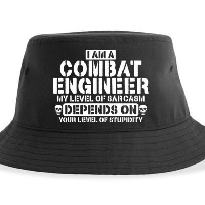 Im A Combat Engineer Funny Combat Engineering Sustainable Bucket Hat