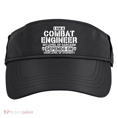 Im A Combat Engineer Funny Combat Engineering Adult Drive Performance Visor
