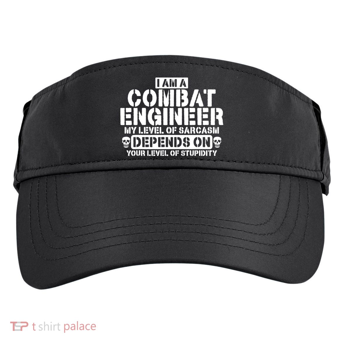 Im A Combat Engineer Funny Combat Engineering Adult Drive Performance Visor