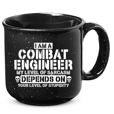 Im A Combat Engineer Funny Combat Engineering 15oz Campfire Ceramic Mug