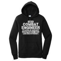Im A Combat Engineer Funny Combat Engineering Women's Pullover Hoodie