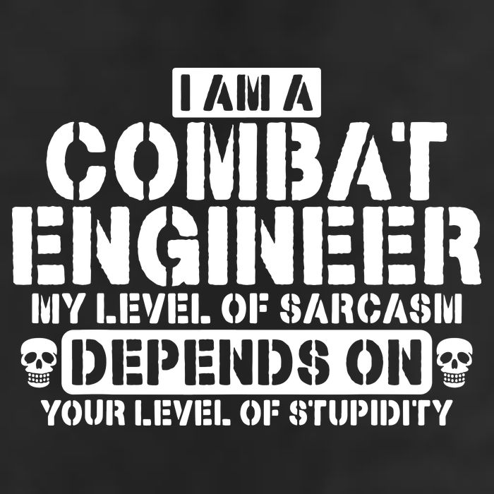 Im A Combat Engineer Funny Combat Engineering Large Microfiber Waffle Golf Towel