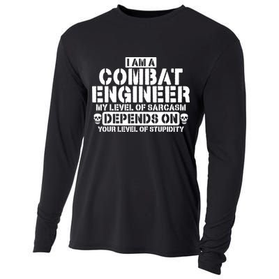 Im A Combat Engineer Funny Combat Engineering Cooling Performance Long Sleeve Crew
