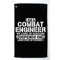 Im A Combat Engineer Funny Combat Engineering Golf Towel