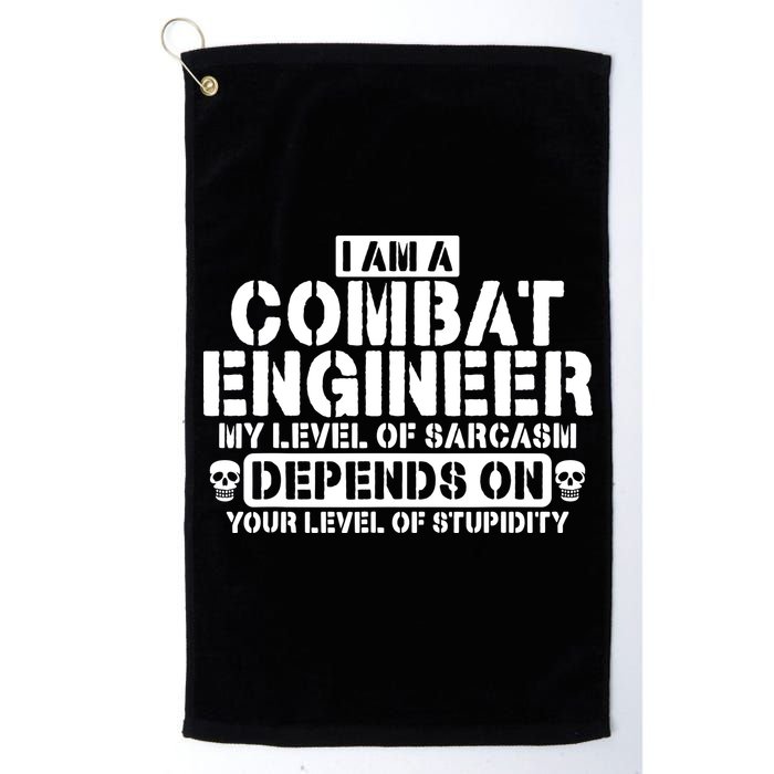 Im A Combat Engineer Funny Combat Engineering Golf Towel